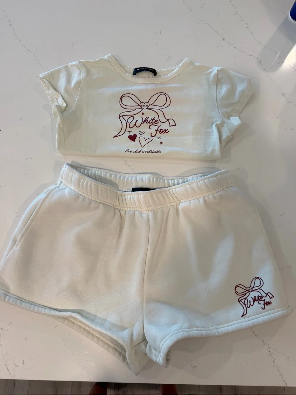 White Fox Set- Size M - Picture 1 of 8
